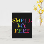 Carte Sentez Mes Pieds (Fleur jaune)