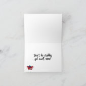 Carte Sentez un peu de crabby se tirer bien (Intérieur)