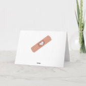 Carte Sentez-vous mieux bientôt Sad Dog Get Well Card (Dos)