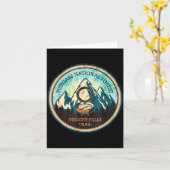 Carte sentier de Nugget Falls en Alaska  (Fleur jaune)