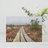 Carte Sentier de randonnée dans le marécage (Debout devant)