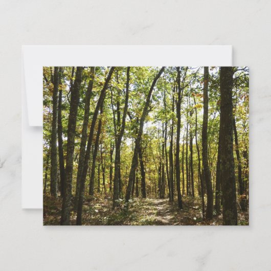 Carte Sentier des Appalaches en octobre à Shenandoah (Devant)