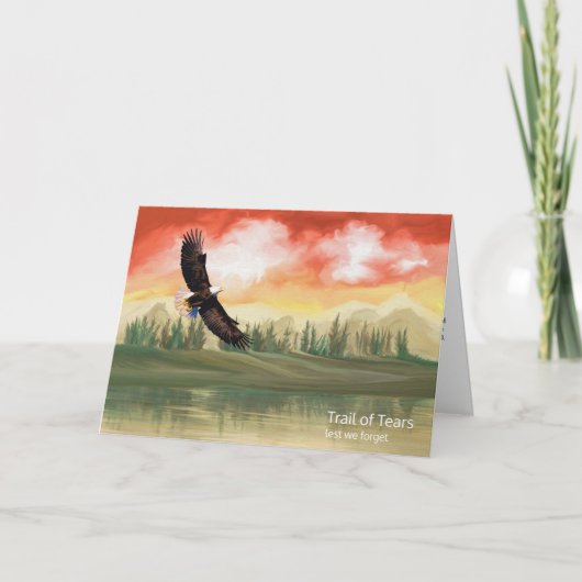 Carte Sentier du souvenir des larmes (Devant)