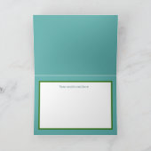 Carte sentiment d'amitié de Noël rétro vintage (Intérieur)