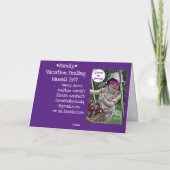 Carte Sentiment d'anniversaire (Dos)