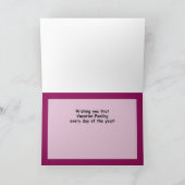 Carte Sentiment d'anniversaire (Intérieur)