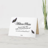 Carte Sentiment de personnaliser-soeur secrète (Dos)