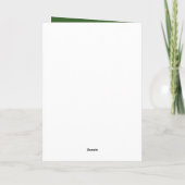 Carte sentiment rétro des amoureux de les chats de Noël (Dos)