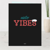 Carte Sentiment SantaMental Romantic Christmas Mistletoe (Dos)