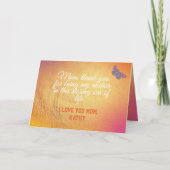 Carte Sentimental Keepsaké Élégant Jour des mères modern (Devant)