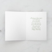 Carte sentimentale de 8e anniversaire de mariage C (Intérieur)