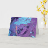 Carte Sentiments Abstraits (Fleur jaune)