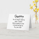 CARTE SENTIMENTS DE RETRAITE* (Fleur jaune)