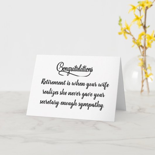 CARTE SENTIMENTS DE *RETRATE* COMIQUES (Fleur jaune)