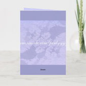 Carte Sentiments Violets Juste Parce Que (Dos)