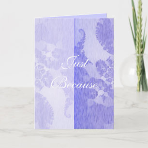 Carte Sentiments Violets Juste Parce Que