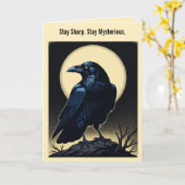 Carte Sentinelle au clair de lune (Fleur jaune)