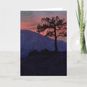 Carte Sentinelle de coucher du soleil
