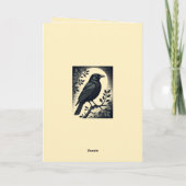 Carte Sentinelle de la Solitude Le Corbeau (Dos)