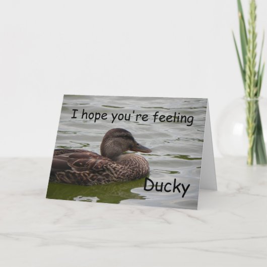 Carte Sentir Ducky (Devant)