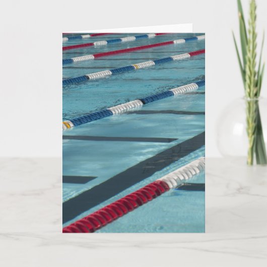 Carte Séparateurs en plastique dans une piscine création (Devant)