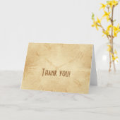 Carte Sepia Horloge Face Steampunk (Fleur jaune)