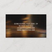 Carte Sepia Retro Mécanique du moteur d'avion (Dos)