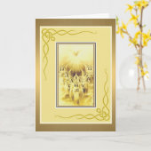 Carte Sept dons de l'Esprit Saint Confirmation (Fleur jaune)