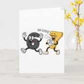 Carte Sept Malade Drôle 67 Six Sept Mème Pun Génération  (Fleur jaune)