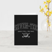 Carte Sept Té et toujours sur Par - Golf Fa 70e annivers (Fleur jaune)