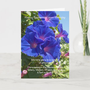 Carte Septembre Anniversaire