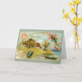 Carte Septembre Anniversaire (Fleur jaune)