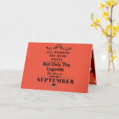 Carte Septembre Anniversaire Drôle (Fleur jaune)