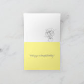 Carte Septembre Anniversaire Matin Gloire Aster Mois de  (Intérieur)