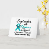 Carte Septembre est le mois de sensibilisation au cancer (Fleur jaune)