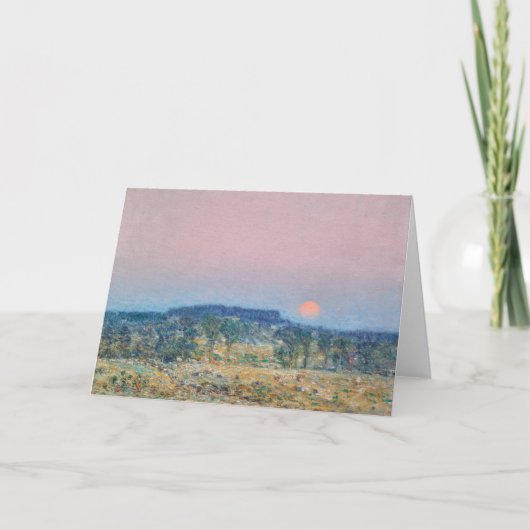 Carte Septembre Moonrise | Childe Hassam (Devant)