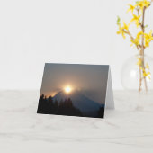 Carte Septembre Sunrise (Fleur jaune)