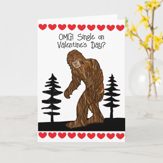 Carte Serait plutôt la Saint Valentin de Squatchin' (Fleur jaune)