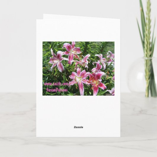 Carte Serargazer Lilies/Ami (Dos)