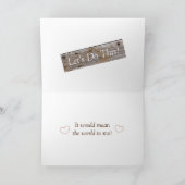 Carte Seras-tu ma demande de témoin de mariage (Intérieur)