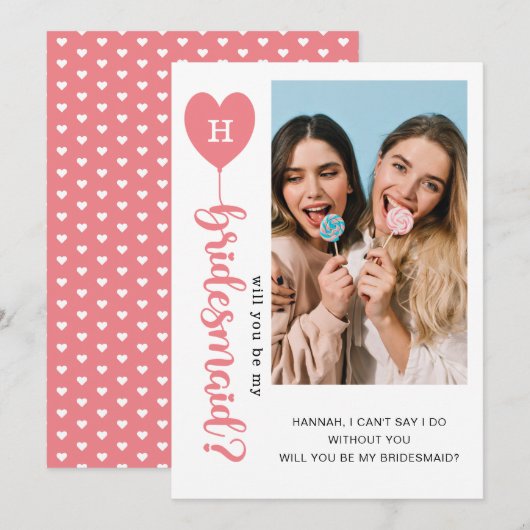 Carte Seras-Tu Ma Proposition De Photo D'Époux (Devant / Derrière)