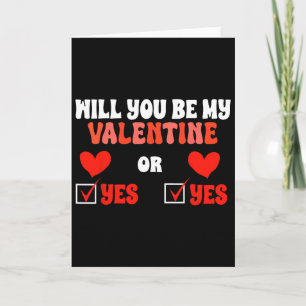 Carte Seras-Tu Ma Saint-Valentin Oui Ou Bon Dieu Oui