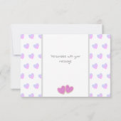 Carte seras-tu mes cookies découpe valentine (Dos)