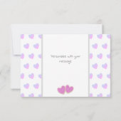 Carte seras-tu mon valentin biscuits découpés (Dos)