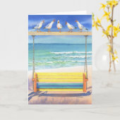 Carte Sérénade de bord de la mer (Fleur jaune)