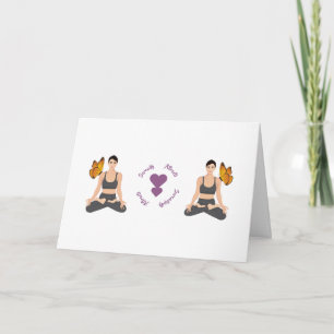 Carte Serendipity Serendipity Yoga Amour Personnaliser