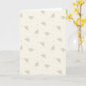 Carte Serene Dragonflies Greeting Card (Fleur jaune)