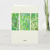 Carte Serene Nature Art Sympathy (Dos)