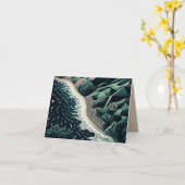 Carte Serene Shores (Fleur jaune)