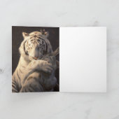 Carte Serene White Tiger Card – Comfort & Reflection (Intérieur)